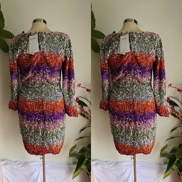 NWT Antik Batik Sophie Sequined Mini Dress - Picture 12 of 14